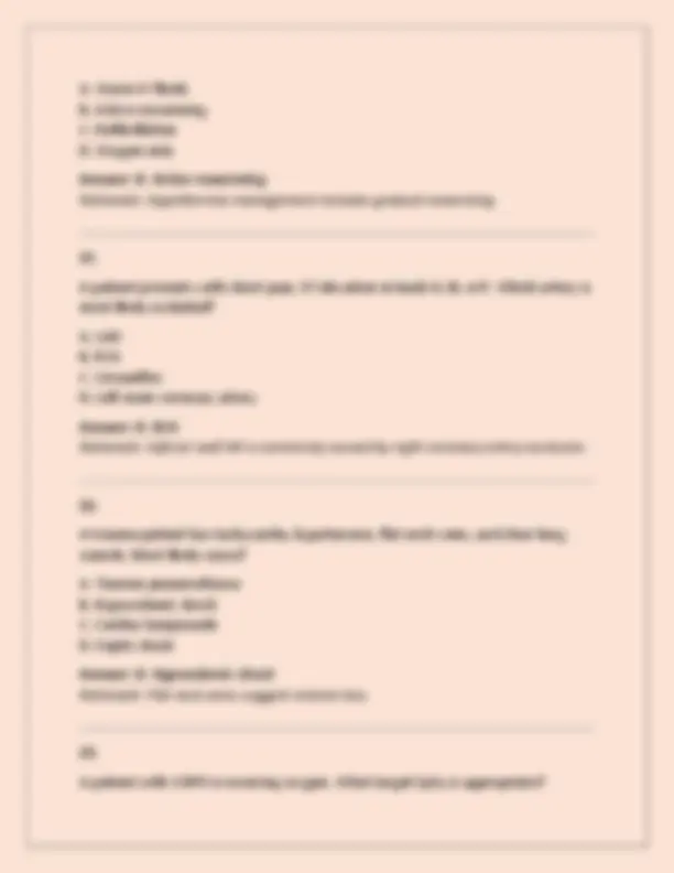 PARAMEDIC CERTIFICATION Actual Exam 2026 Complete Questions and Verified Answers with Deta ...