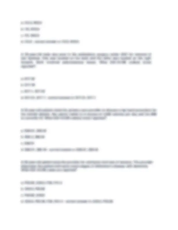 AAPC CPC Final Exam Practice Questions Answers Medical Coding Study ...