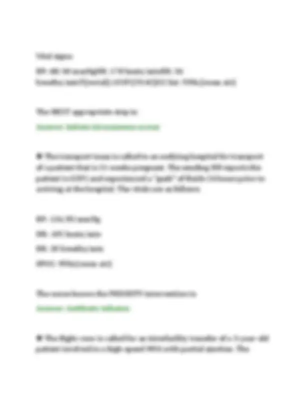 Test 4 Patient Guide.pdf CFRN TESTS 4 2026 PATIENT TRANSPORT WORKBOOK SOLVED QUESTIONS ...