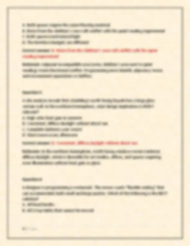 NCIDQ IDFX FINAL EXAM – COMPREHENSIVE PRACTICE TEST 120 ORIGINAL ...