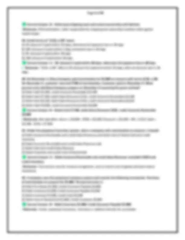 ACC 231 ASU EXAM 2 (PROFESSOR MINDY WOLFE) 2026 PRACTICE EXAM QUESTION ...