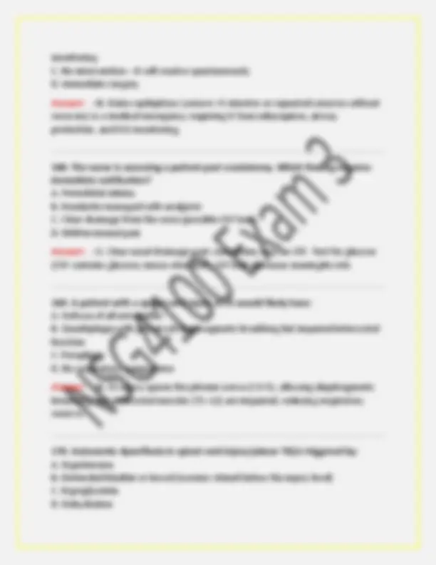 NSG 4100/ NSG4100 Exam 3 (New 2026/ 2027 Update) Adult Health III ...