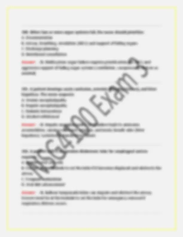 NSG 4100/ NSG4100 Exam 3 (New 2026/ 2027 Update) Adult Health III ...