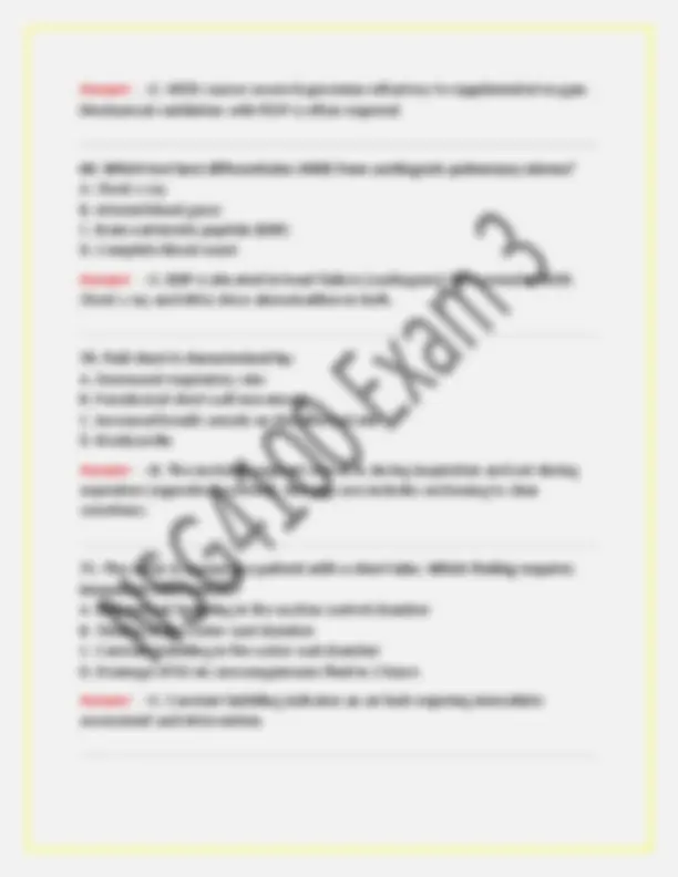 NSG 4100/ NSG4100 Exam 3 (New 2026/ 2027 Update) Adult Health III ...