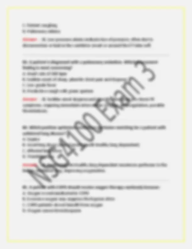 NSG 4100/ NSG4100 Exam 3 (New 2026/ 2027 Update) Adult Health III ...