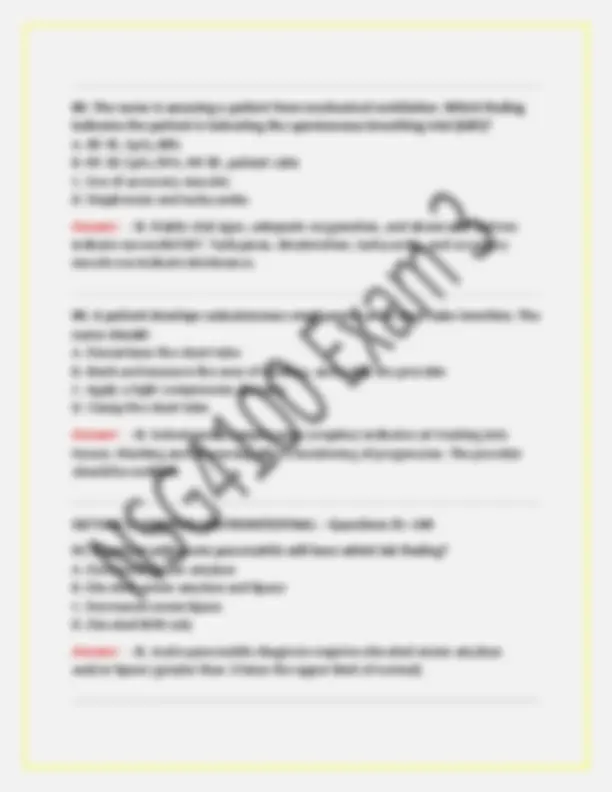 NSG 4100/ NSG4100 Exam 3 (New 2026/ 2027 Update) Adult Health III ...