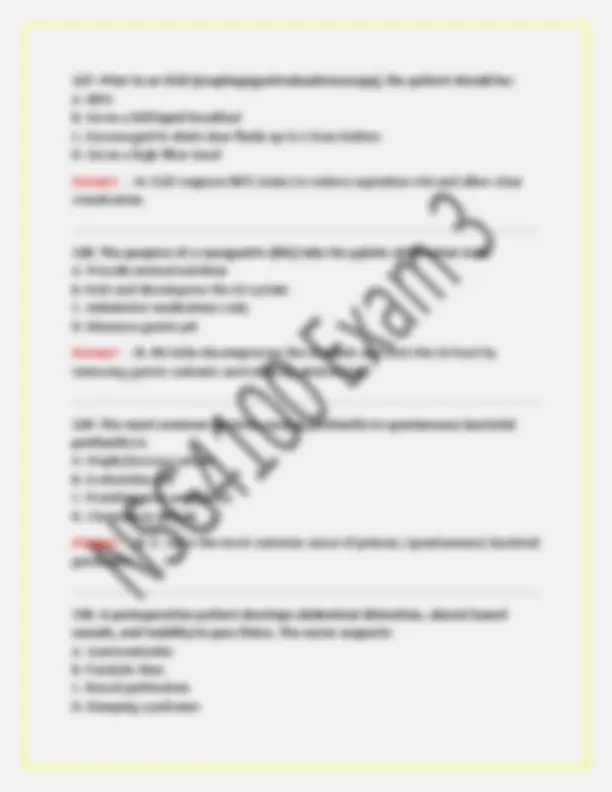 NSG 4100/ NSG4100 Exam 3 (New 2026/ 2027 Update) Adult Health III ...