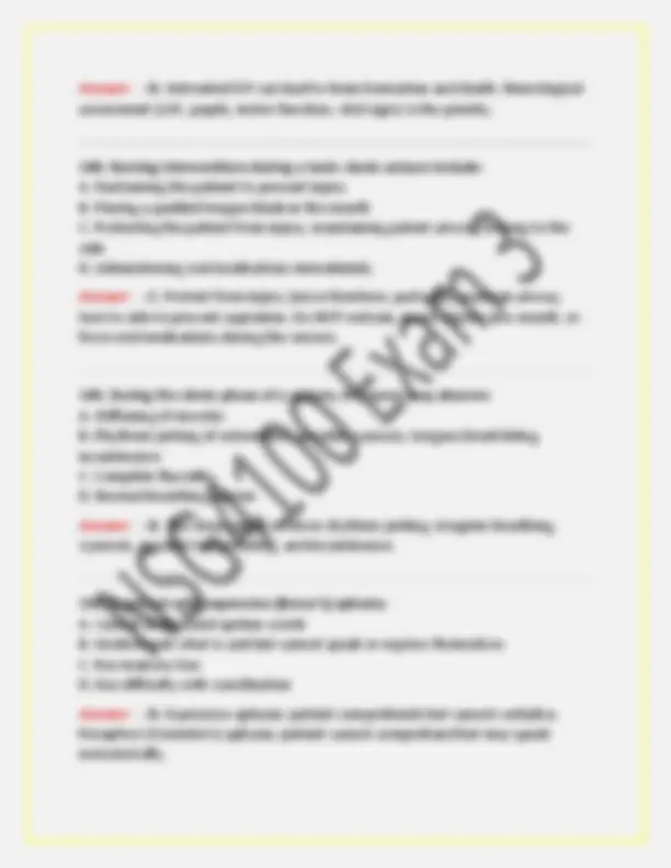 NSG 4100/ NSG4100 Exam 3 (New 2026/ 2027 Update) Adult Health III ...