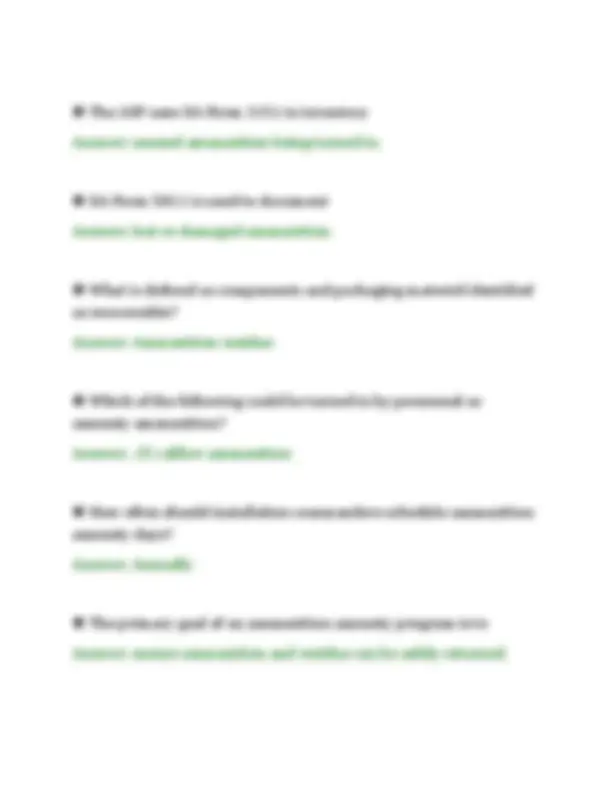 AMMO 64 ACTUAL EXAM PAPER 2026 QUESTIONS WITH SOLUTIONS GRADED A+ ...
