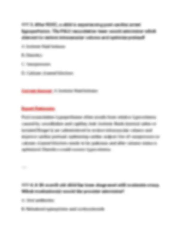 Pals Answer Sheet.pdf 026 AHA PALS Final Exam (PDF) | Updated PALS Questions and Answers ...