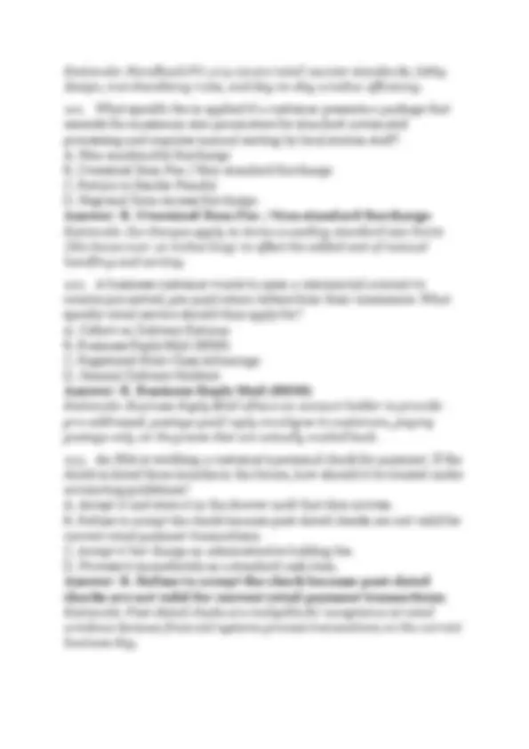 USPS EXAM 421 SSA ACADEMY COMPLETE DRILL QUESTIONS 151–200 WITH ...