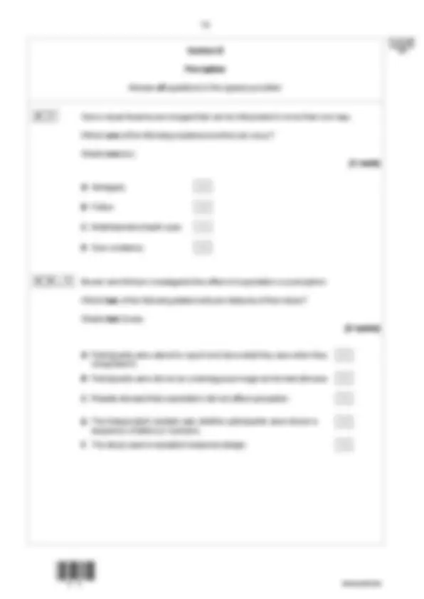 2025 AQA GCSE Psychology Paper 1 Question Paper + Mark Scheme | Exams ...
