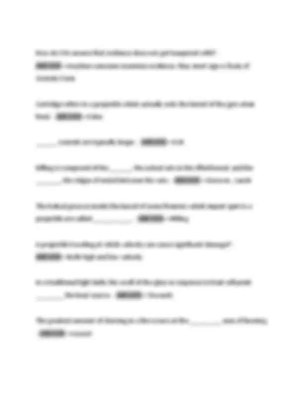 Forensic Science Final Exam Study Guide: Comprehensive Review, Practice ...