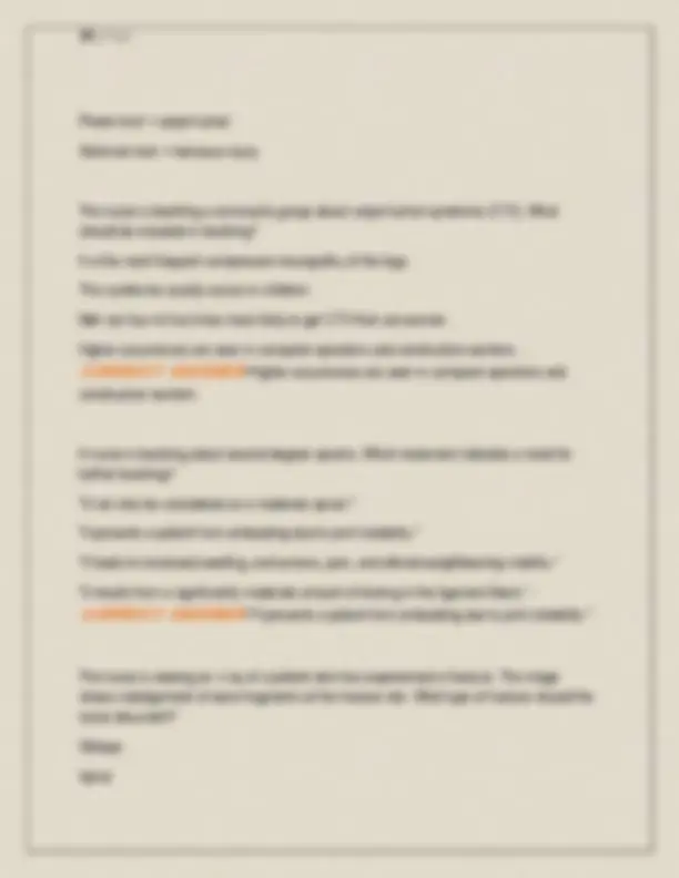 HERZING UNIVERSITY NSG 223 MED SURG II EXAM 3 NEWEST 2026 2027 COMPLETE ...