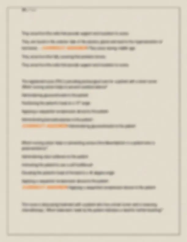 HERZING UNIVERSITY NSG 223 MED SURG II EXAM 3 NEWEST 2026 2027 COMPLETE ...