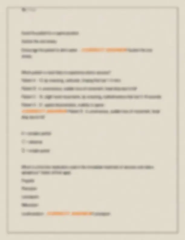 HERZING UNIVERSITY NSG 223 MED SURG II EXAM 3 NEWEST 2026 2027 COMPLETE ...