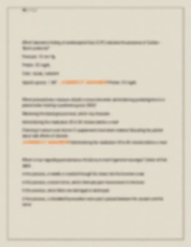 HERZING UNIVERSITY NSG 223 MED SURG II EXAM 3 NEWEST 2026 2027 COMPLETE ...