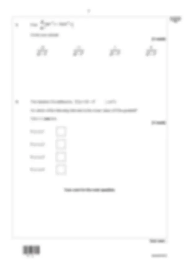 2025 AQA A-Level Further Mathematics Paper 2 Question Paper + Mark ...