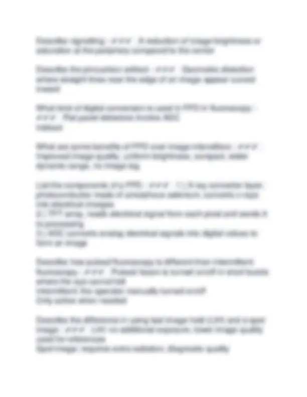 Meaghan Piretti 2026/2027 Practice Questions and Answers. | Exams Radiology | Docsity