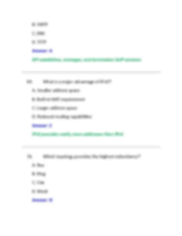 Network Log Question CompTIA Network+ Certification Exam Questions With Correct Answers ...