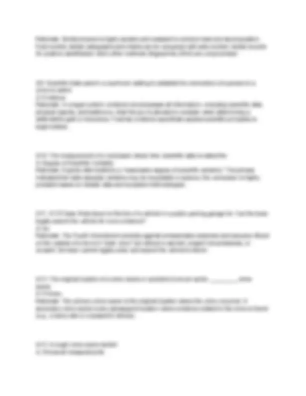 Forensics Exam TSA – Practice Test & Forensic Science Study Guide 2026 ...