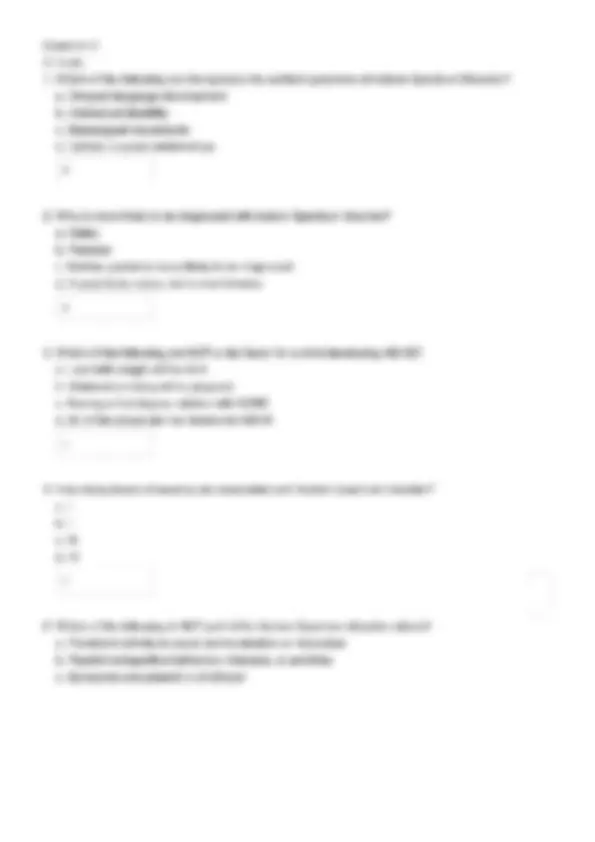 PSYC 210 Module 2 Exam (2 Versions, 2026/2027): Abnormal Psychology ...