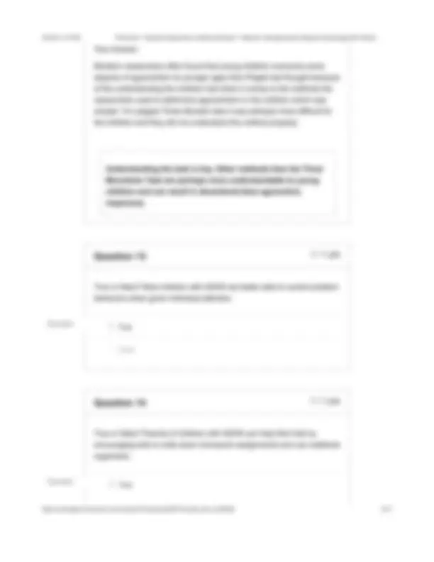PSYC 140 Final Exam (2 Versions, 2026/2027): Developmental Psychology ...