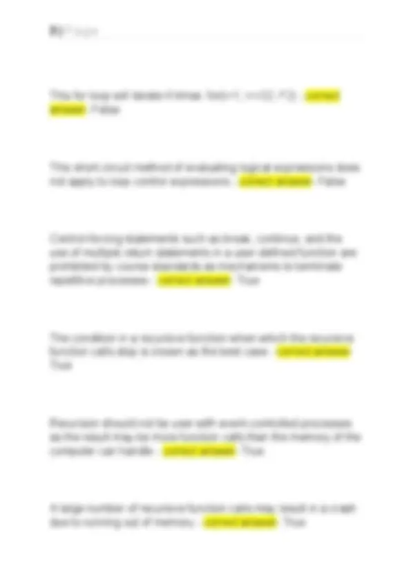 CS 159 EXAM #2 2026 QUESTIONS AND ANSWER KEY (VERIFIED). | Exams ...