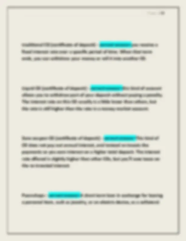 WISE Financial Literacy Test – Updated Exam Questions & Answers 2026 ...