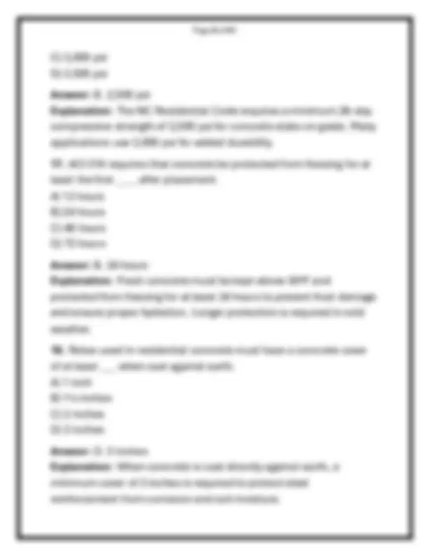 NORTH CAROLINA BUILDING CONTRACTOR LICENSE – 2026 PRACTICE EXAM Q&A ...