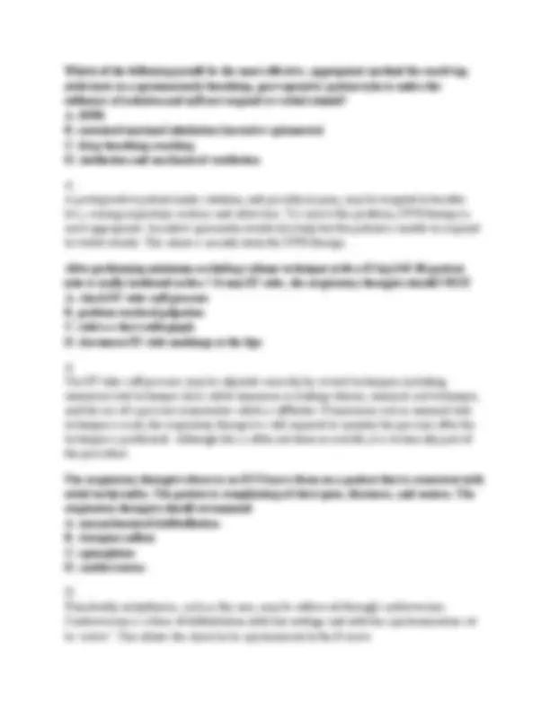 NBRC TMC Exam Prep (PDF) | (2026/2027) Respiratory Therapy Questions ...