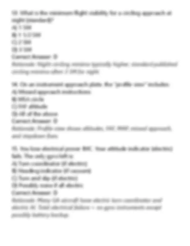 Advanced Instrument Oral Checkride – Set 2: Scenario-Based IFR ...