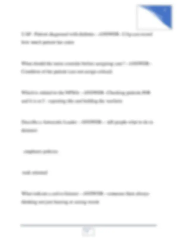 HONDROS NUR 195 Exam 1 2026-2027: Complete Practice Q&A with Verified ...