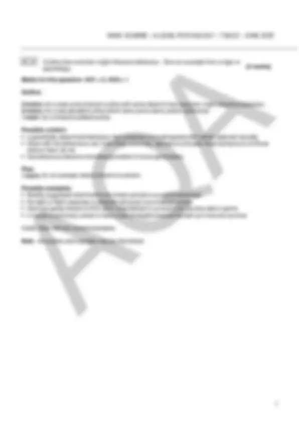 AQA A-level Psychology Paper 2 2025 | Approaches & Methods | Schemes ...