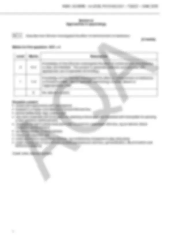 AQA A-level Psychology Paper 2 2025 | Approaches & Methods | Schemes ...