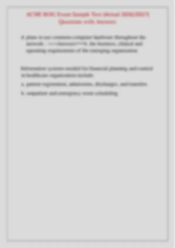 How Question Samples ACHE BOG Exam Sample Test (Actual 2026/2027) Questions with Answers ...