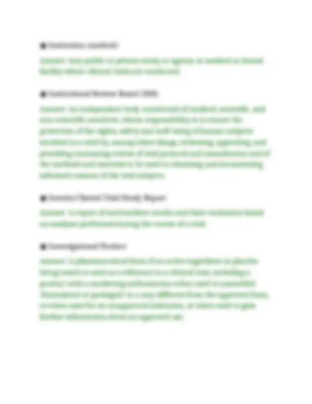 Friendship Testing Questions ACRP CCRC EXAM PREP UPDATED ACTUAL QUESTIONS AND CORRECT ANSWERS ...