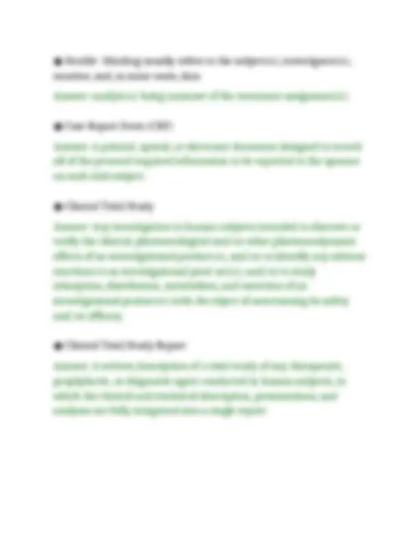Friendship Testing Questions ACRP CCRC EXAM PREP UPDATED ACTUAL QUESTIONS AND CORRECT ANSWERS ...