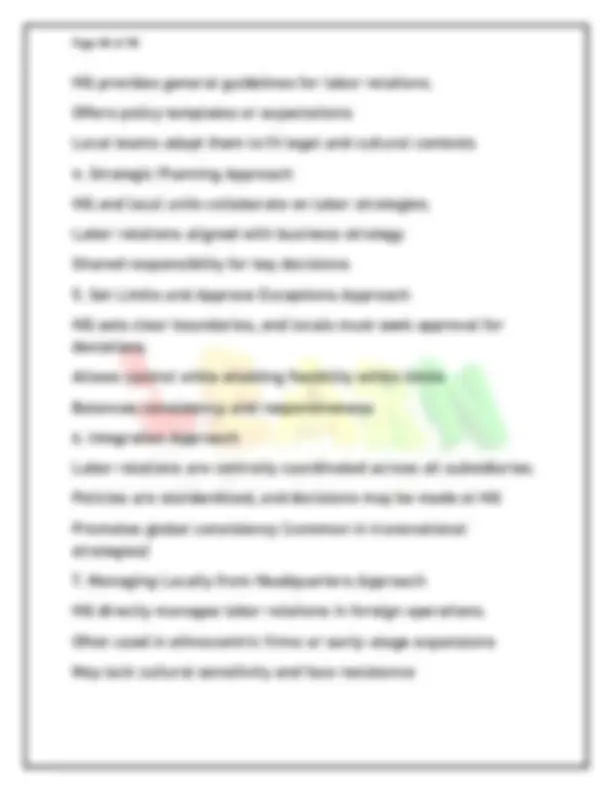 Global Study Guide D358 WGU D358 GLOBAL HRM Newest. | Exams Nursing | Docsity