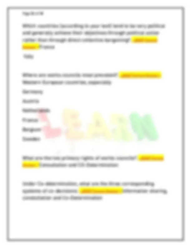 Global Study Guide D358 WGU D358 GLOBAL HRM Newest. | Exams Nursing | Docsity