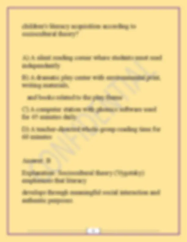 WGU D668 ELEMENTARY LITERACY CURRICULUM OBJECTIVE ASSESSMENT (OA) 2026 ...