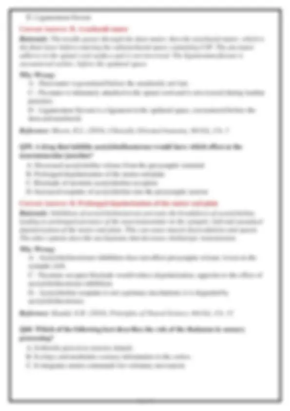 ATI TEAS 7 NERVOUS SYSTEM EXAM 2026 ANATOMY &amp; PHYSIOLOGY PRACTICE ...