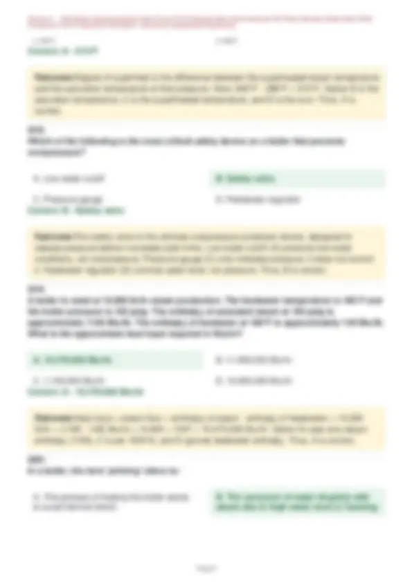 TDLR Boiler Operating Engineer Exam Practice Questions And Correct ...
