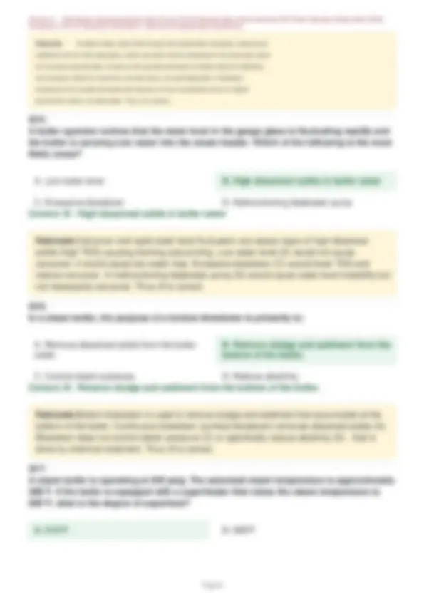 TDLR Boiler Operating Engineer Exam Practice Questions And Correct ...