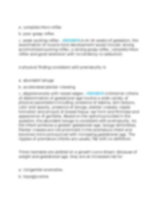 RNC-NIC Exam COMPREHENSIVE QUESTIONS AND VERIFIED ANSWERS, Exams of ...