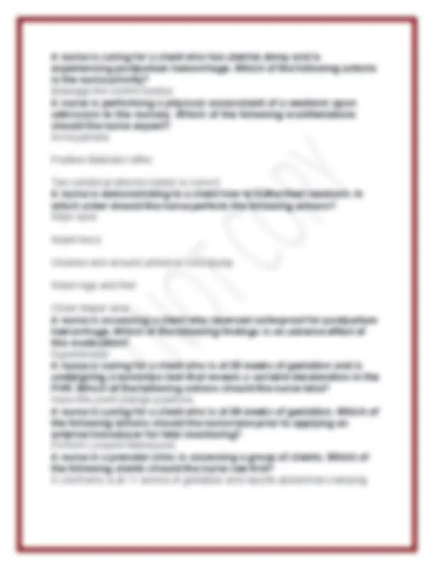 Proctor Test Form 2025 Complete ATI Maternal Newborn Proctored Exam Study Guide: High ...