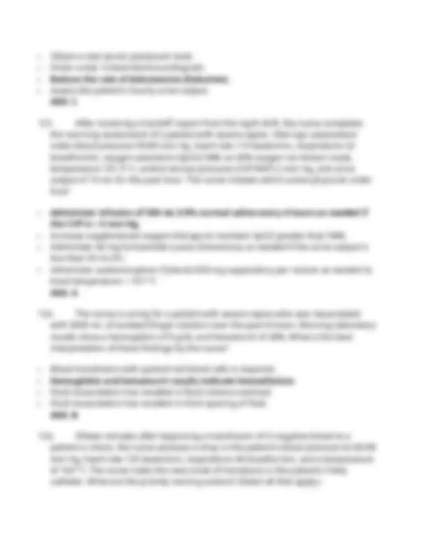 2026 Critical Exam 3 & Final Exam Test Bank | 300+ Updated Questions ...