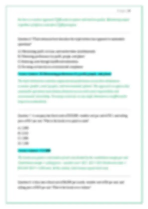 WGU C215 OPERATIONS MANAGEMENT – OBJECTIVE ASSESSMENT | STUDY GUIDE ...