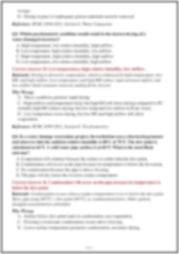 IICRC WRT Exam (2025) comprehensive questions and verified answers ...
