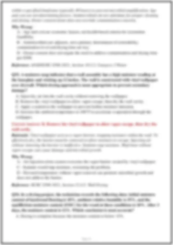 IICRC WRT Exam (2025) comprehensive questions and verified answers ...
